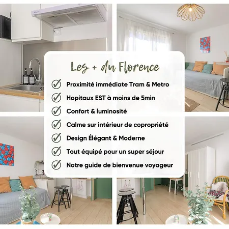 Le Florence - Climatise - Metro D Apartamento Lyon