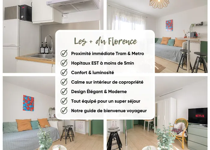 Le Florence - Grange Blanche Apartamento Lyon